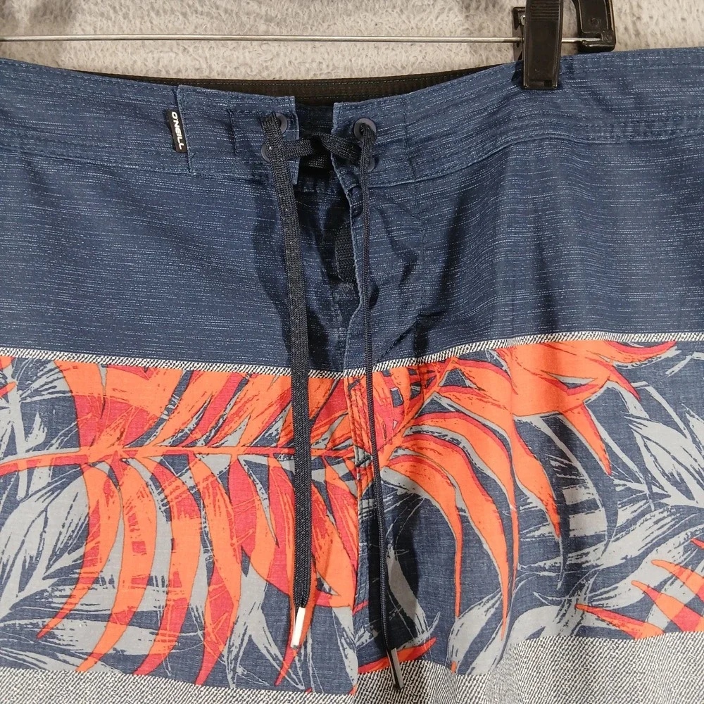 O'Neill Mens Hyperfreak Performance‎ Board Shorts Floral Print Size 38